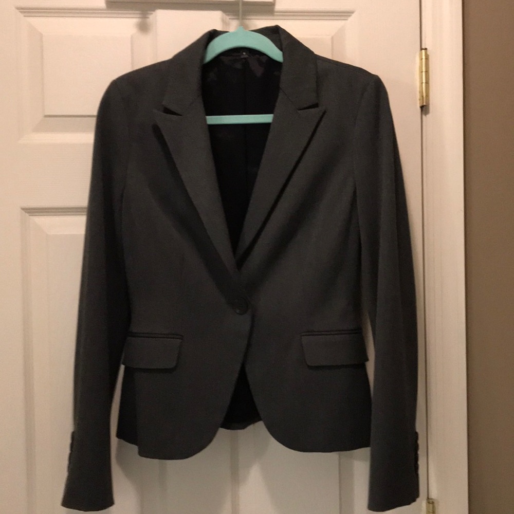 Express Gray Blazer